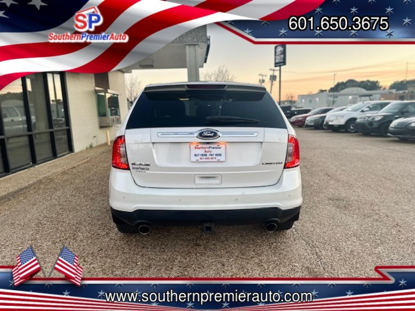 2011 WHITE FORD EDGE LIMITED (2FMDK3KC1BB) , located at 922 W. Beacon St., Philadelphia, MS, 39350, (601) 650-3675, 32.770447, -89.127151 - Photo#4